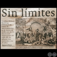 SIN LMITES - Por MONTSERRAT LVAREZ - Domingo, 18 de Marzo de 2018